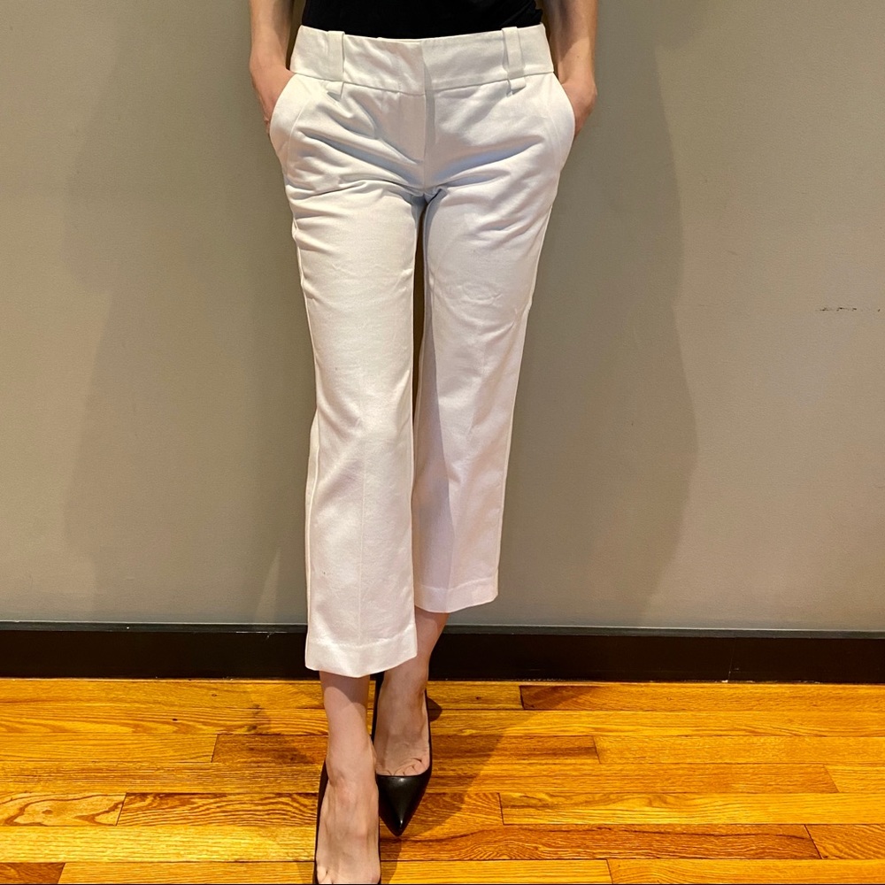 Women Pants Ankle Low Rise 0 XS White NY&C